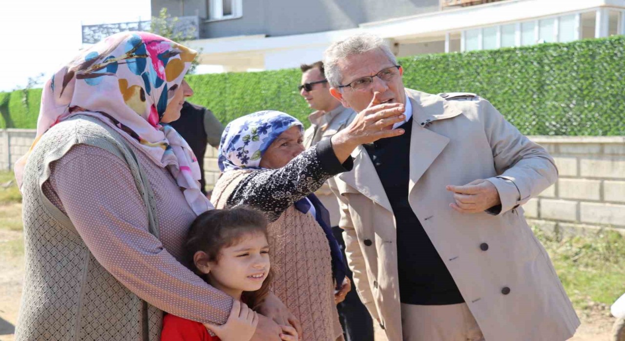 Başkan Tetik, sabah mesaisine Sümer Mahallesinde başladı