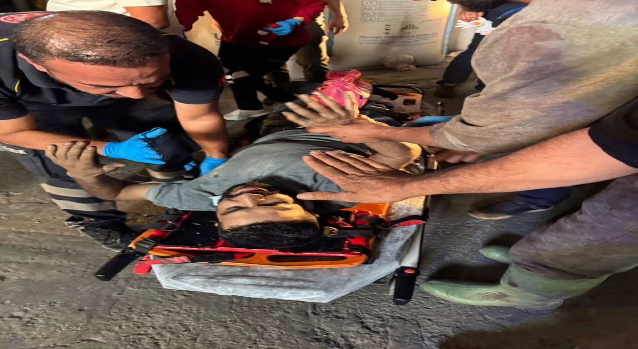 Batmanda geri dönüşüm tesisinde iş kazası: Bir kişi helezona sıkıştı