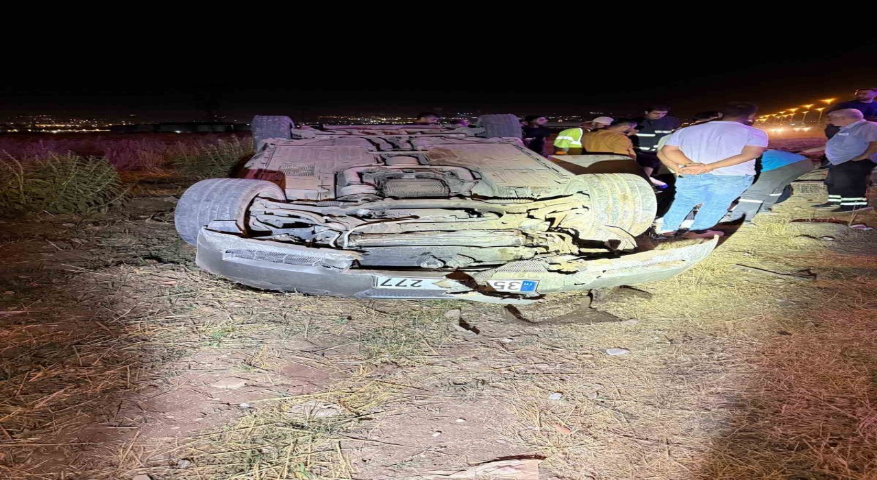 Batmanda otomobil takla attı: 1 yaralı