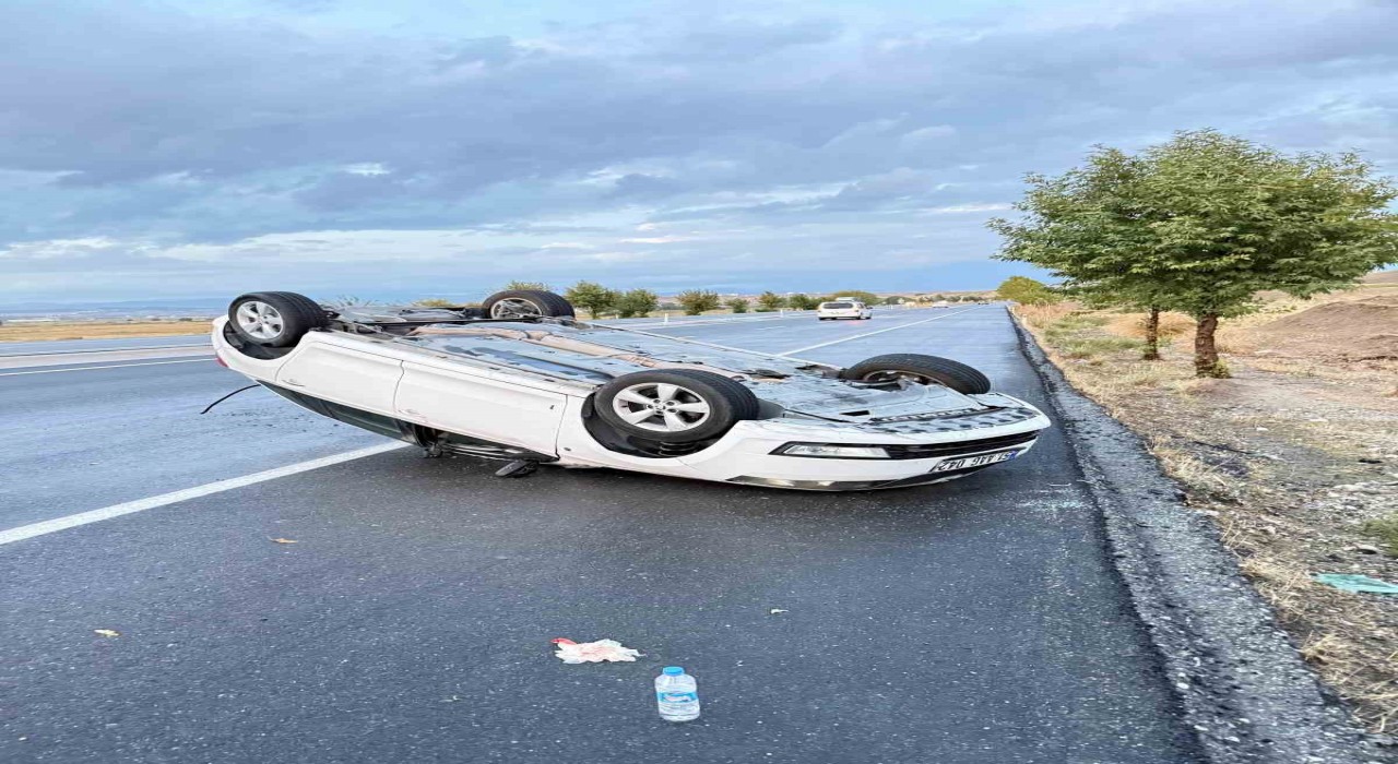 Batmanda otomobil takla attı: 1 yaralı