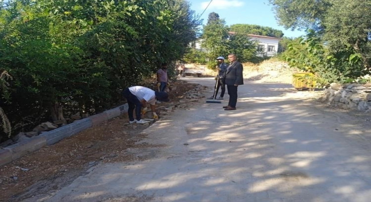 Bayırköyde elektrik hatları yer altına alınıyor