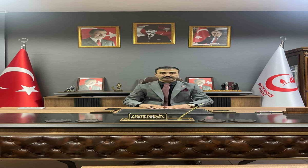 BBP Karabük İl Başkanı Kesgin: Karabük için taşı sırtlanma gayesiyle yola çıktık