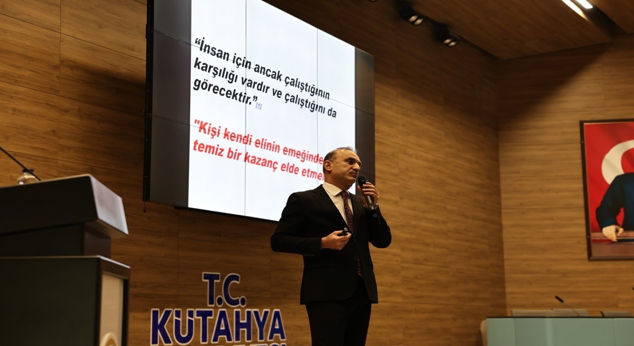 Belediye personeline İş ahlakı eğitimi verildi