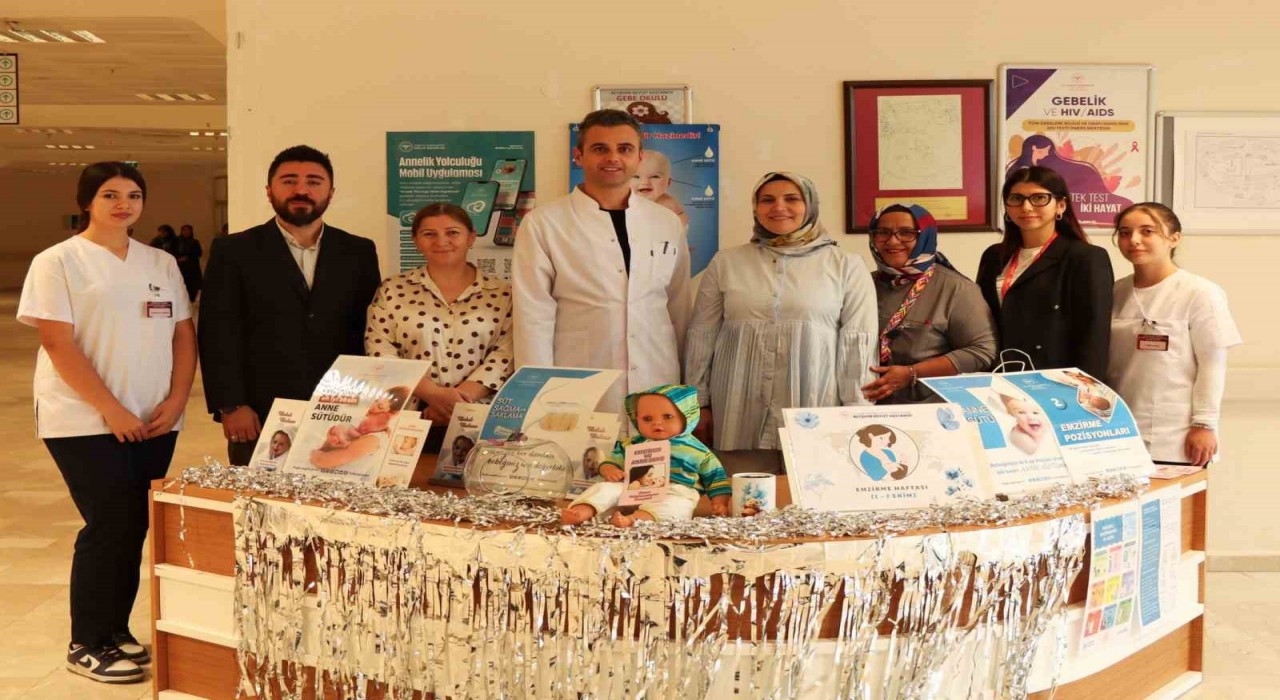 Beyşehirde bebek dostu hastanede anne sütünün önemi anlatıldı