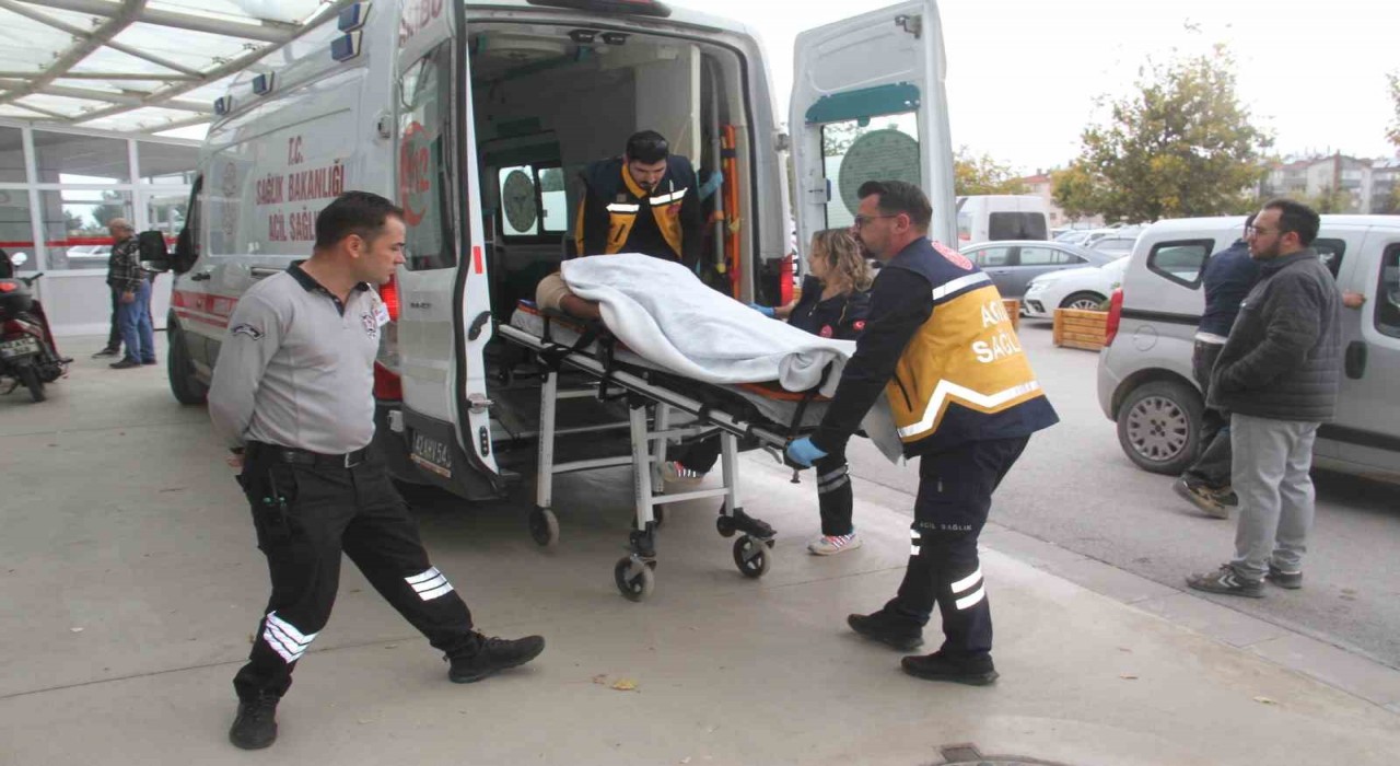 Beyşehirde inşaattan düşen işçi yaralandı