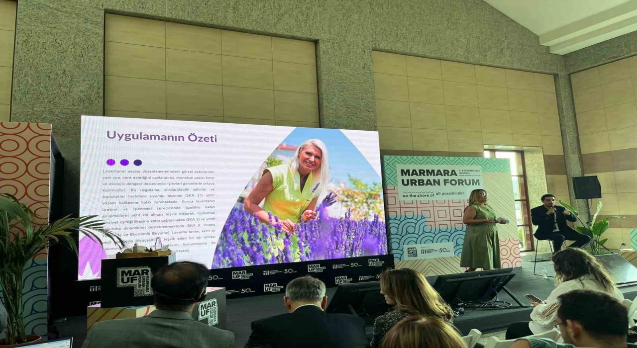 Bilecikin Lavanta projesi Marmara Kentsel Forumunda ilgi gördü