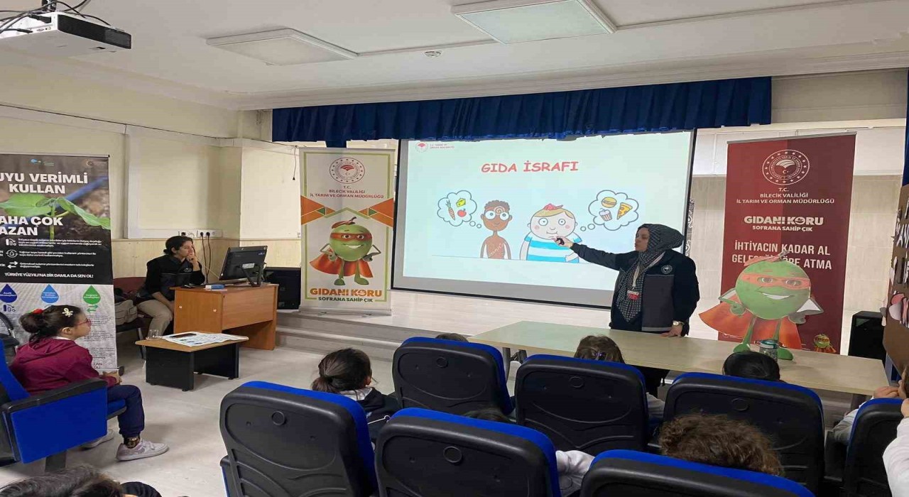 Bilecikte 385 öğrenciye gıda israfı eğitimi
