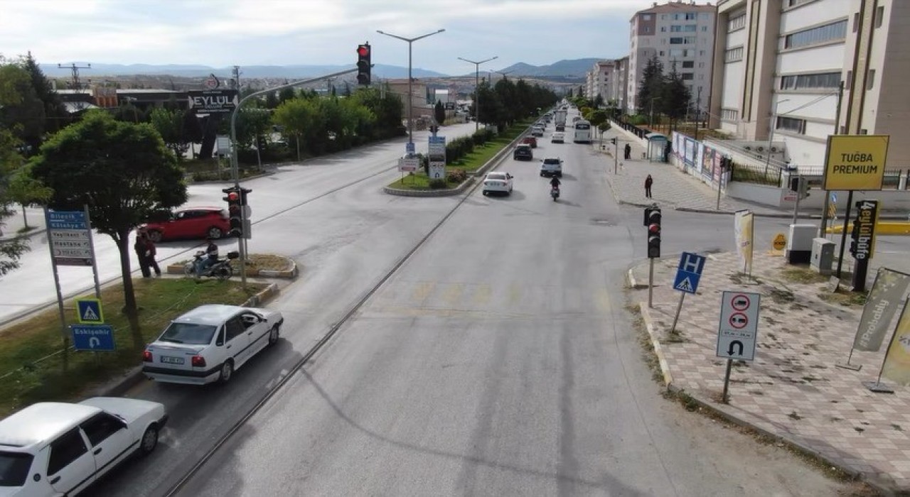 Bilecikte dron destekli trafik denetimi