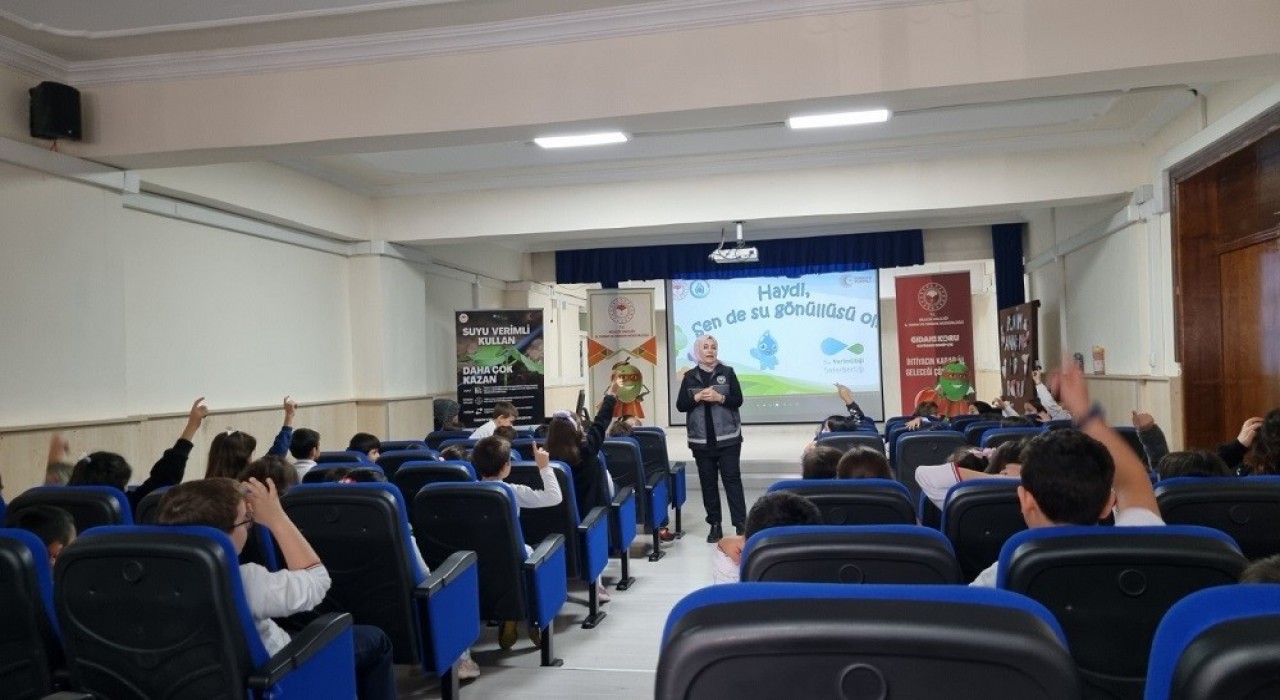 Bilecikte öğrencilere su verimliliği eğitimi verildi