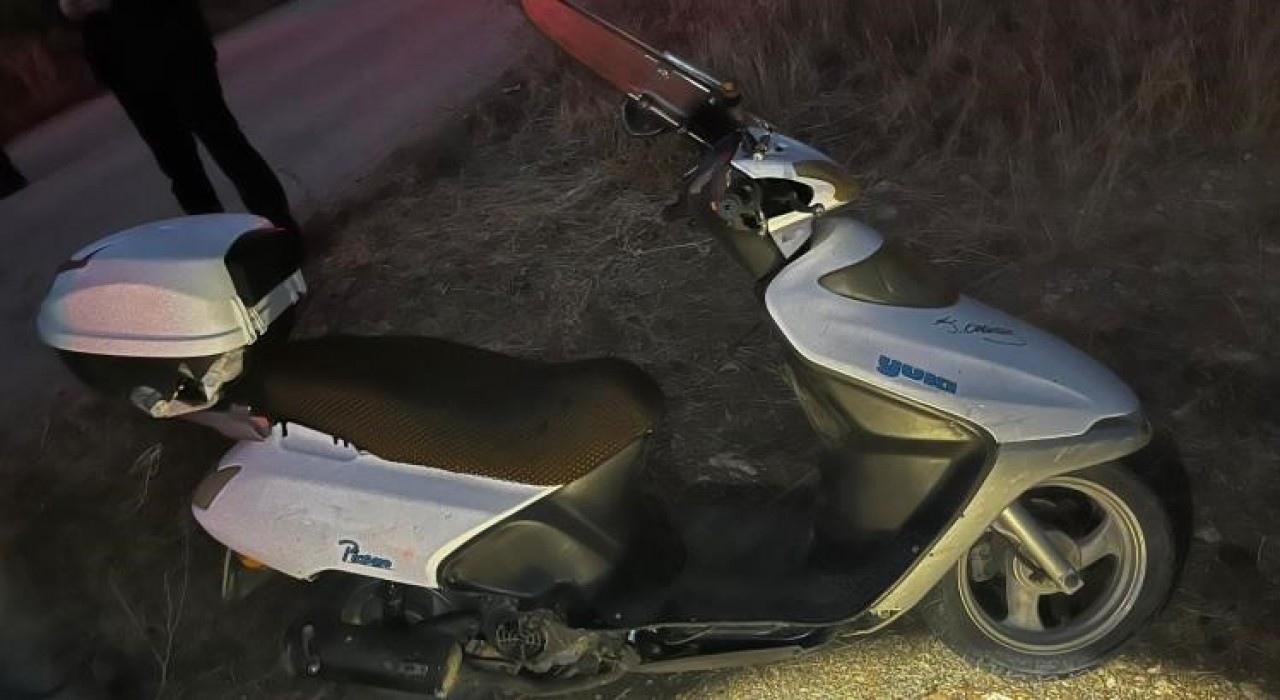 Bilecikte seyir halinde kontrolden çıkan motosiklet devrildi, sürücüsü yaralandı