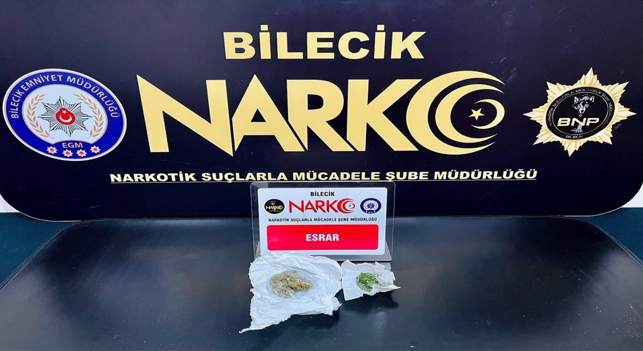 Bilecikte uyuşturucu operasyonu: 2 şüpheli yakalandı