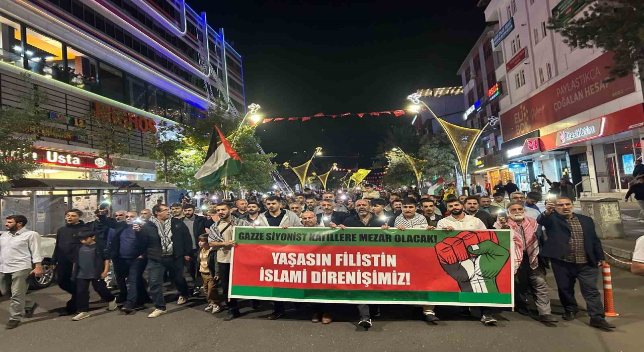 Bingölde Sumud Filosuna müdahaleye tepki