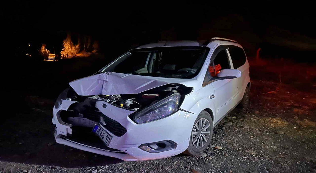 Bingölde trafik kazası: 2 yaralı