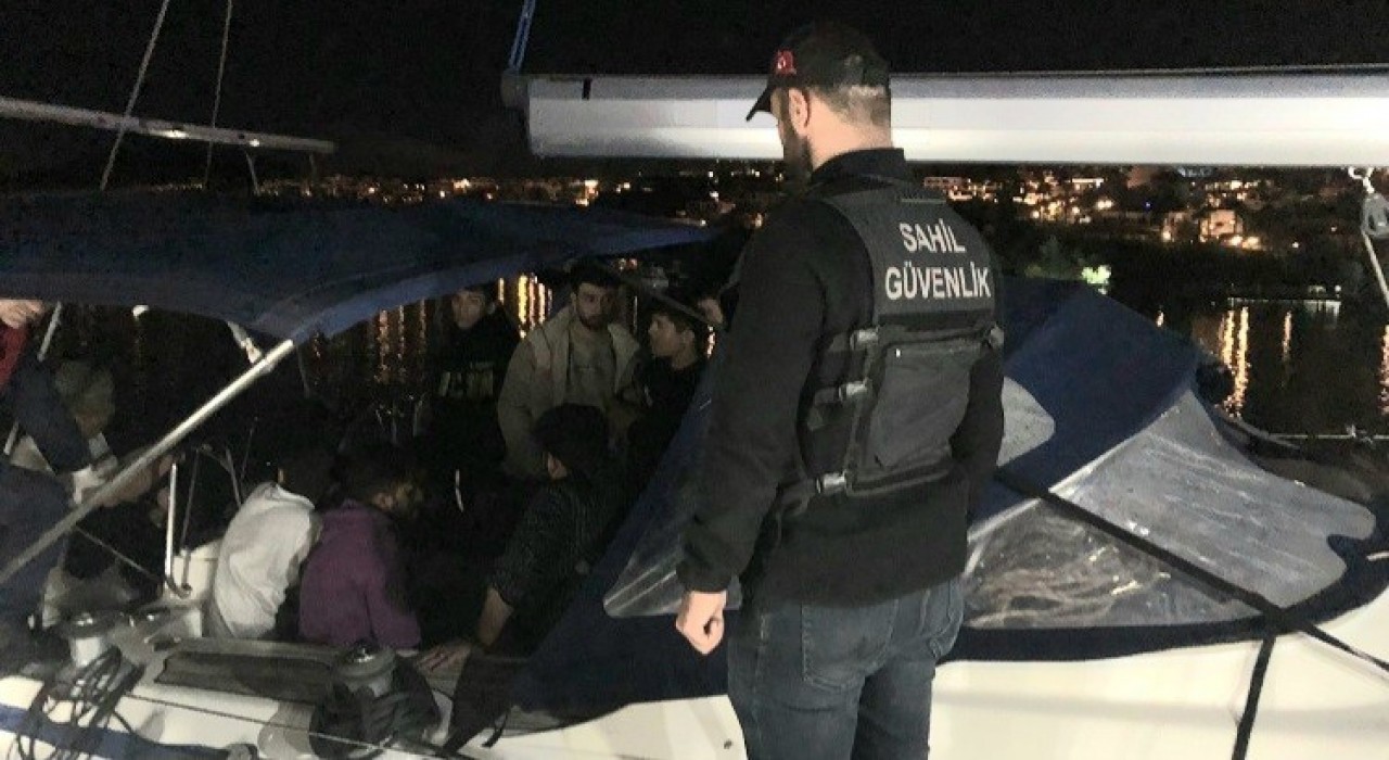 Bodrum açıklarında 106 göçmen yakalandı: 1 gözaltı