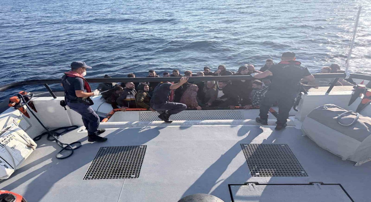 Bodrumda 35 düzensiz göçmen yakalandı