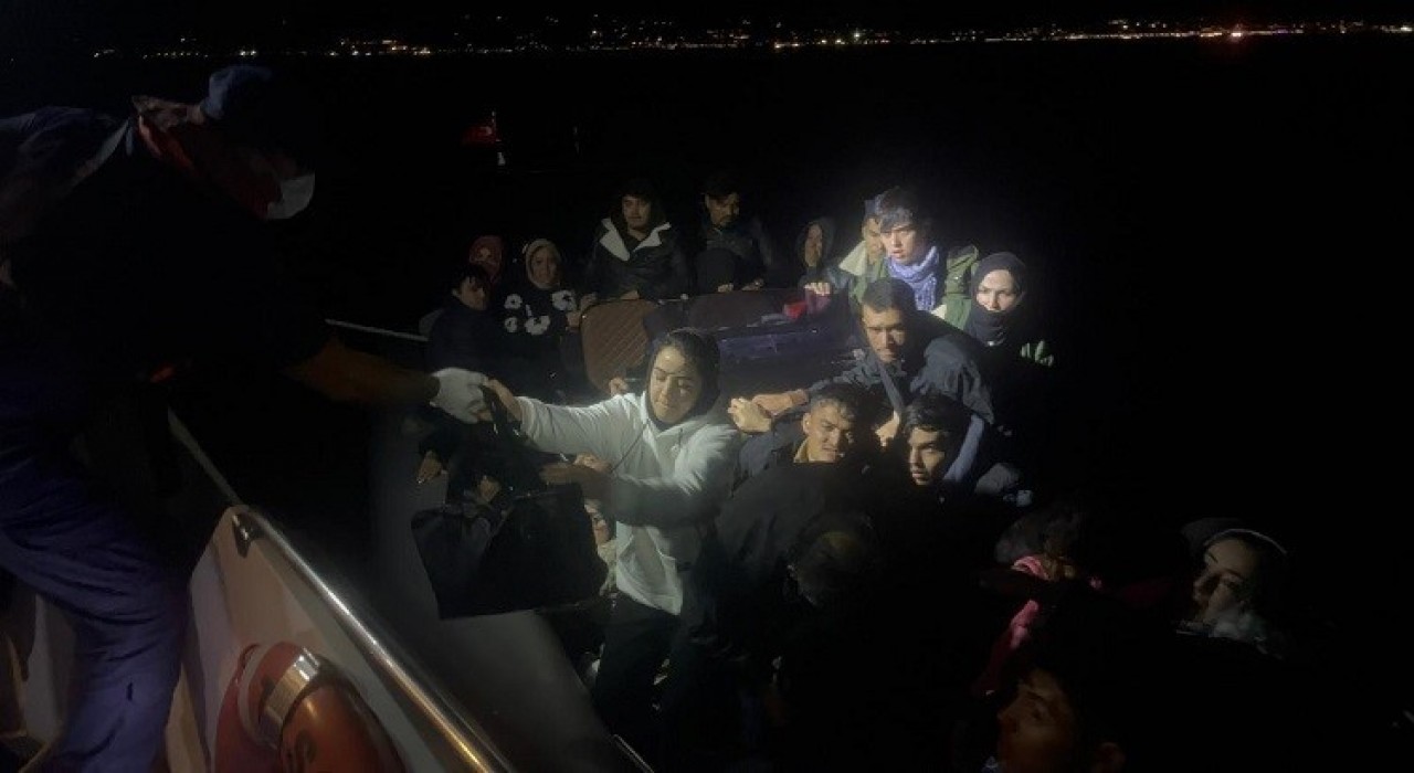 Bodrumda 43 düzensiz göçmen yakalandı