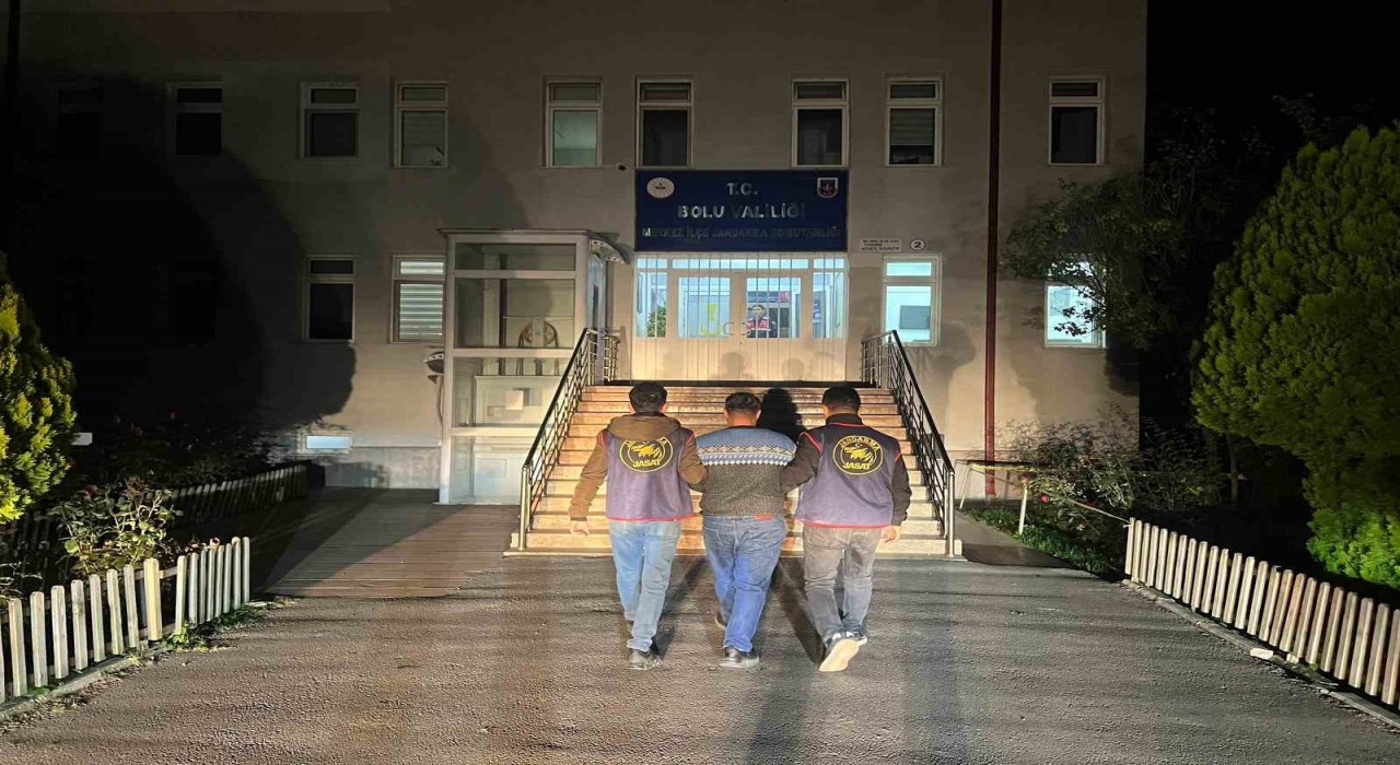 Boluda 13 yıl kesinleşmiş hapis cezası bulunan aranan şahıs yakalandı