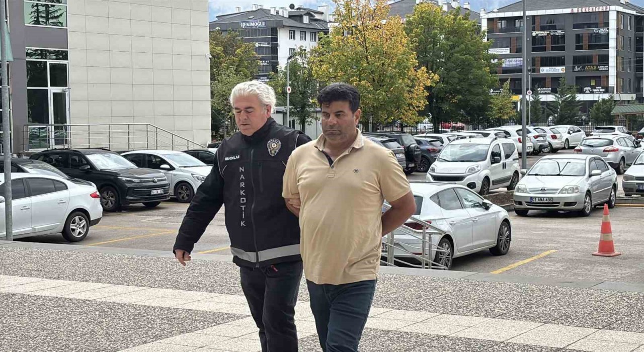 Boluda aracın dingillerine gizlenmiş 7 kilo uyuşturucu ele geçirildi