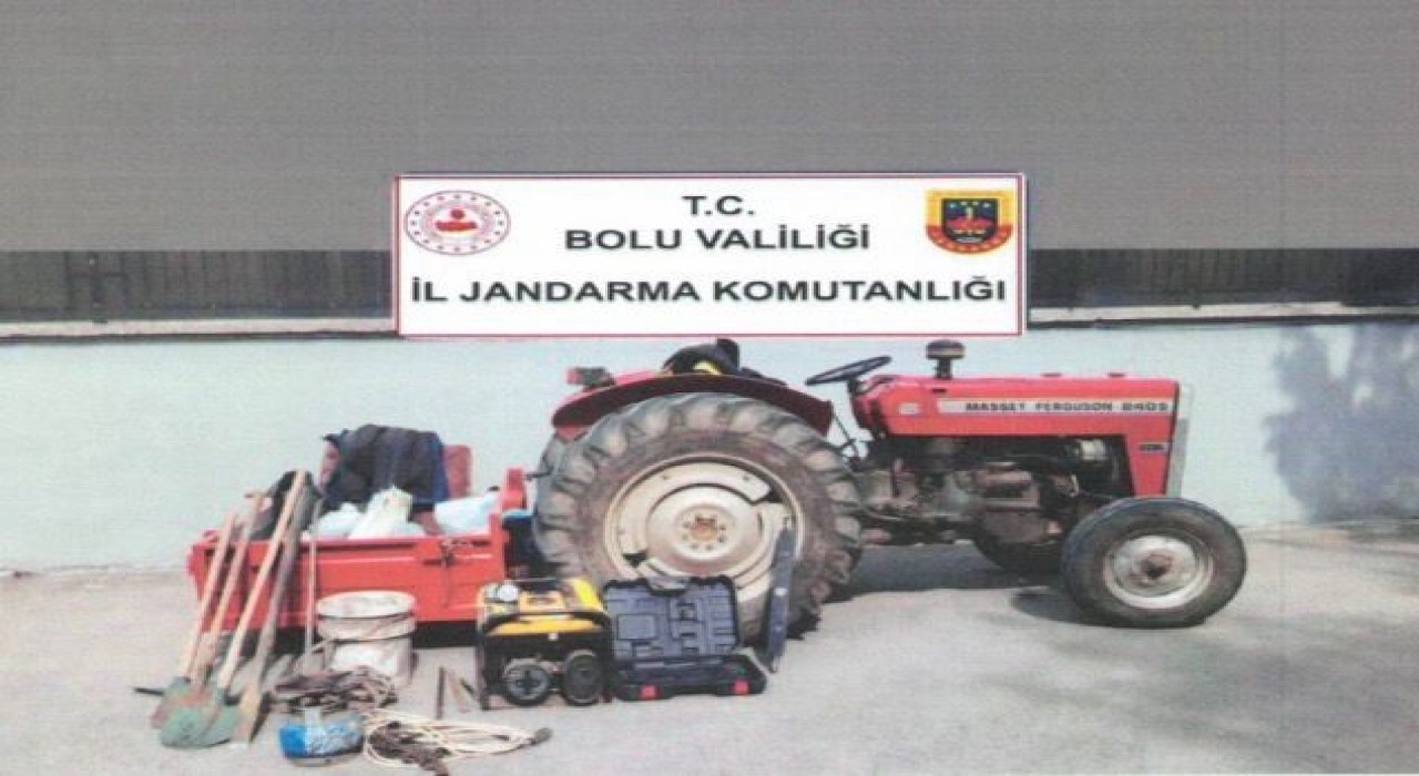 Boluda jandarmadan kaçak kazı yapanlara suçüstü: 6 gözaltı