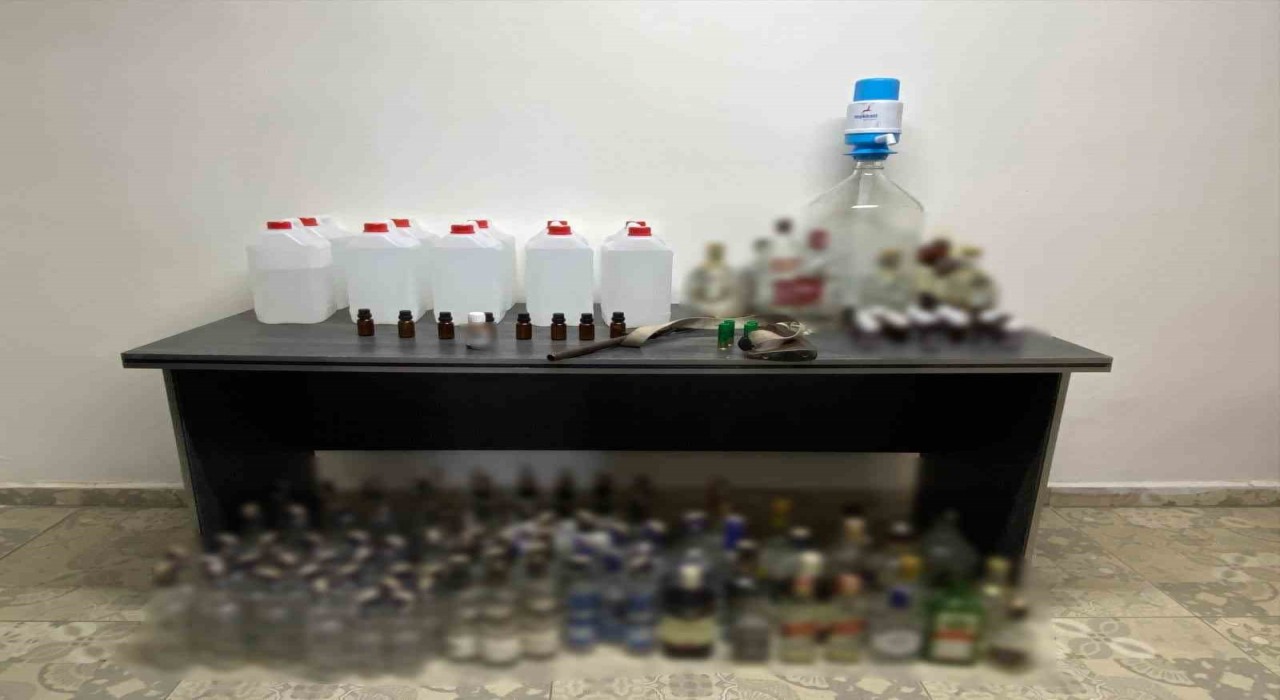 Boluda kaçak içki operasyonu: 1 gözaltı