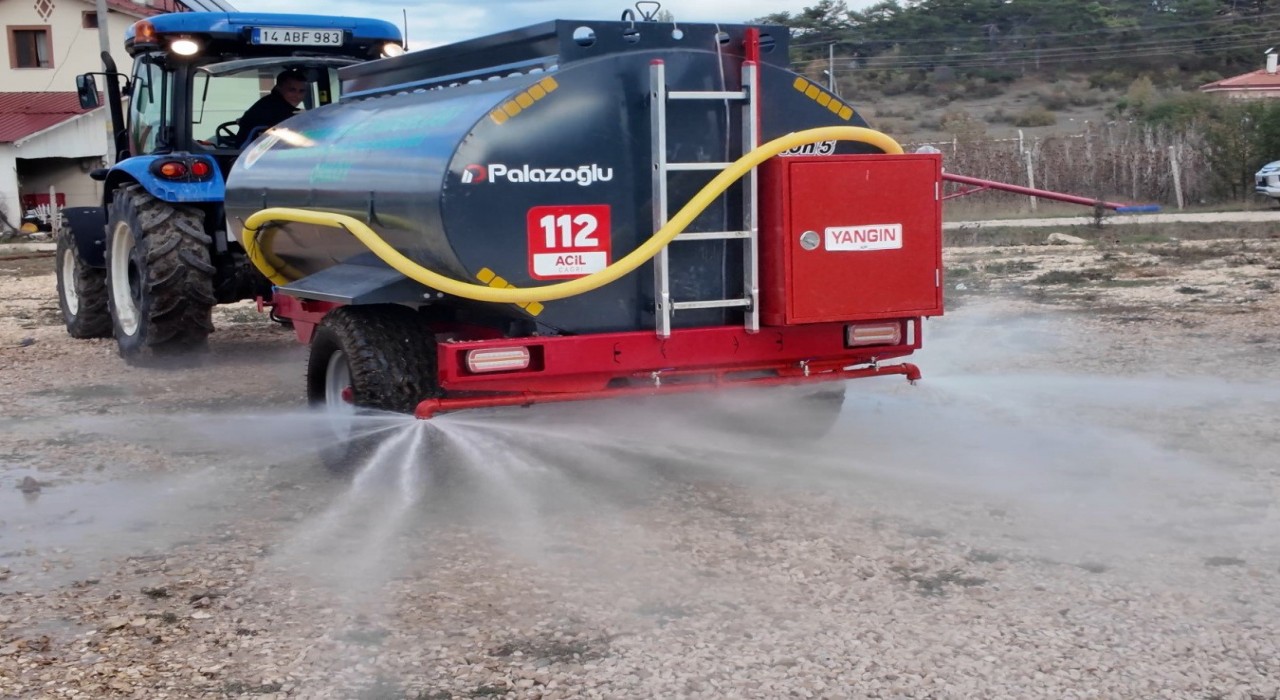 Boluda köylülere yangınlara müdahale için hibe destekli su tankeri kredisi