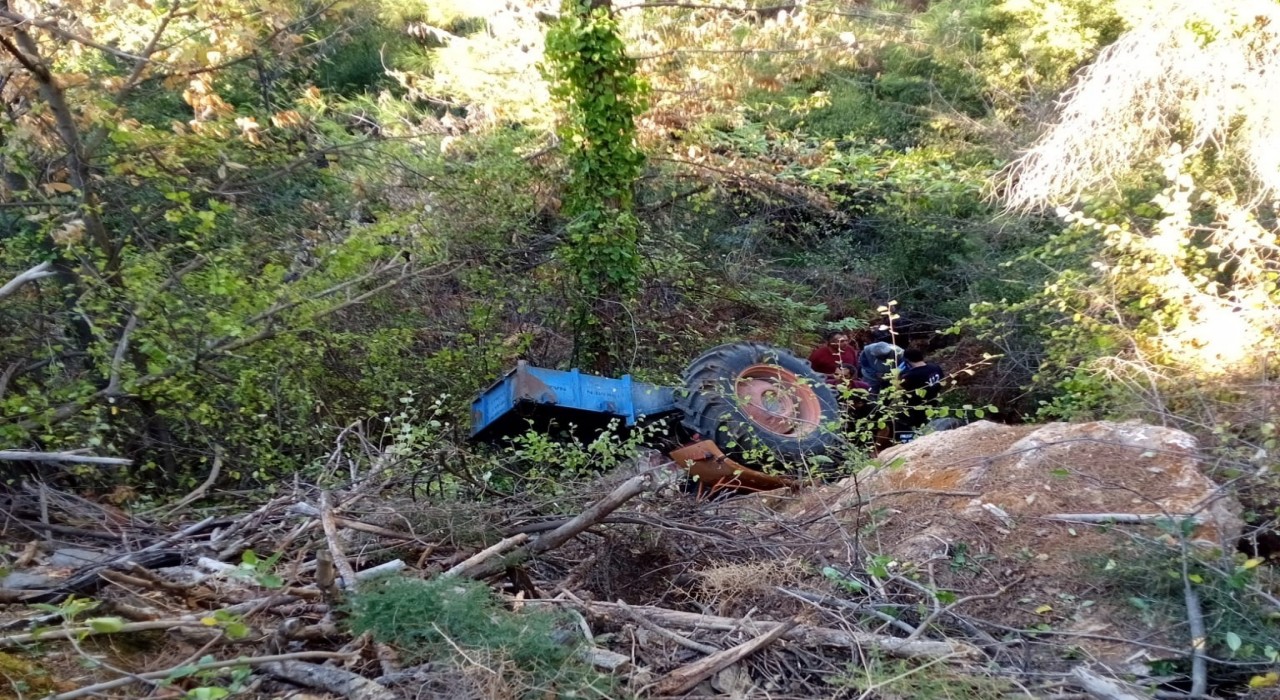 Bozdoğanda traktör kazası: 1 ölü