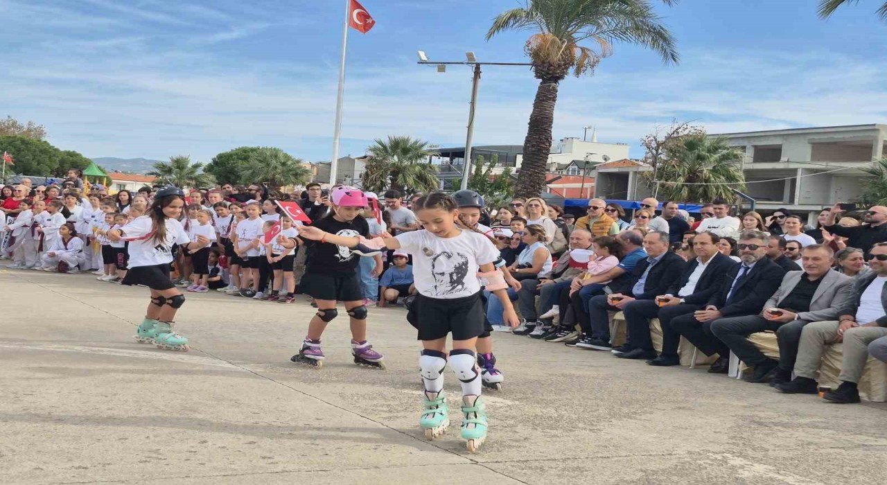Burhaniyede Gençlik ve Spor Festivali coşkusu yaşandı