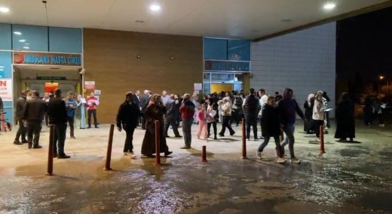 Bursada depremde panik anları kamerada