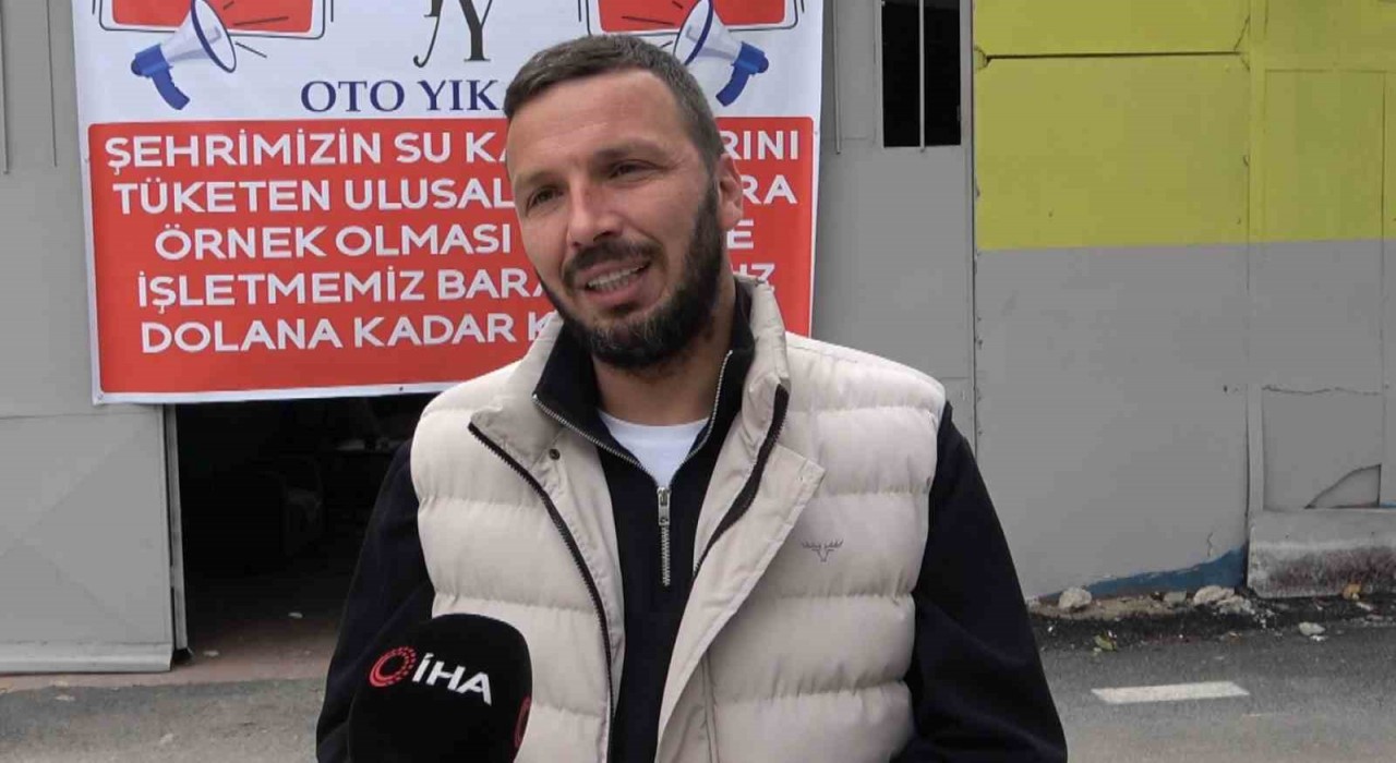 Bursada duyarlı işletmeciden örnek davranış: Barajlar dolmadan dükkanı açmayacağım