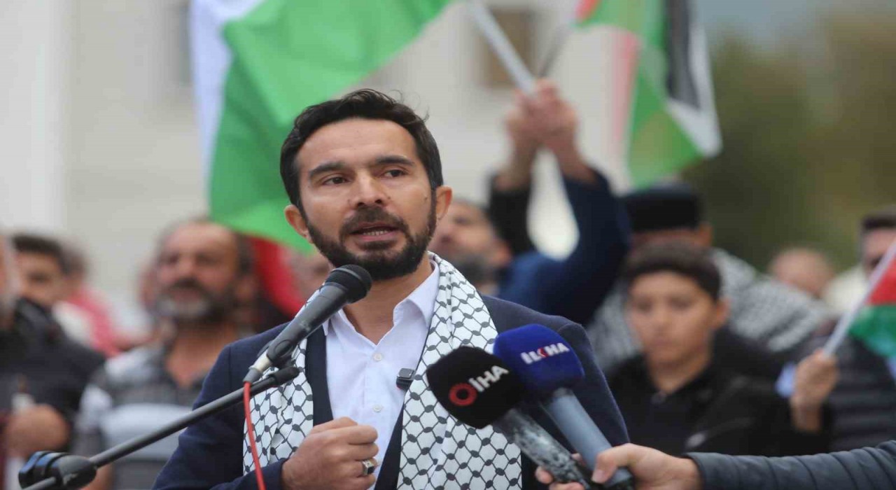 Bursada Filistine destek yürüyüşü