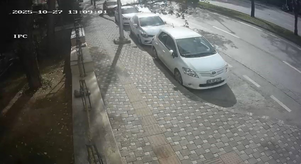 Bursada fırtına ağacı böyle devirdi