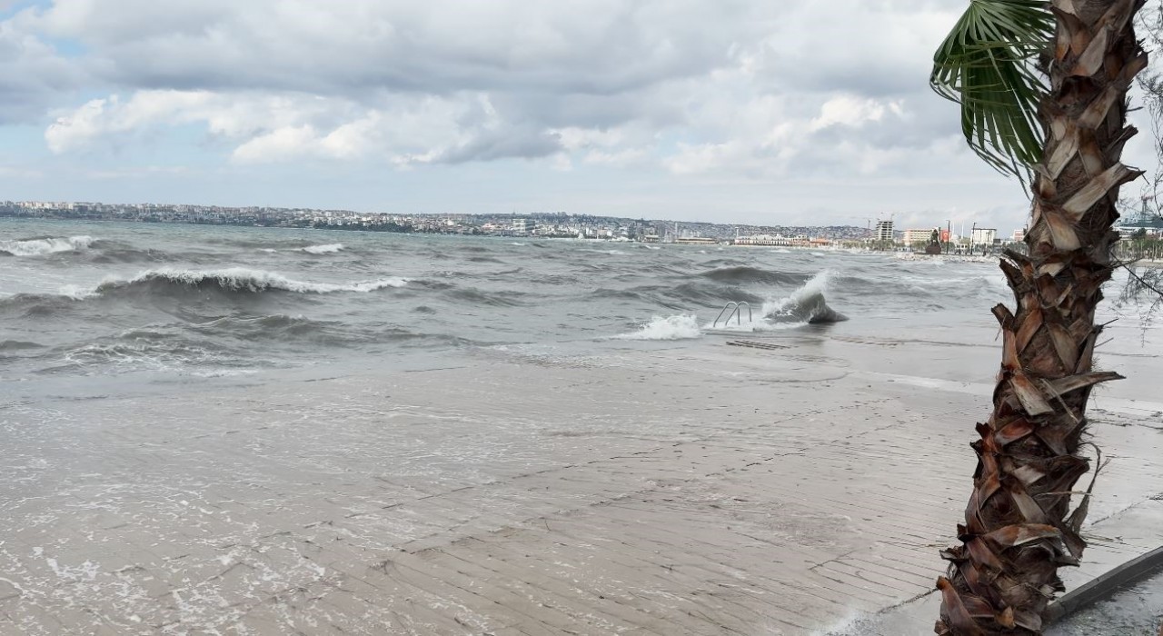 Büyükçekmecede lodos etkili oldu