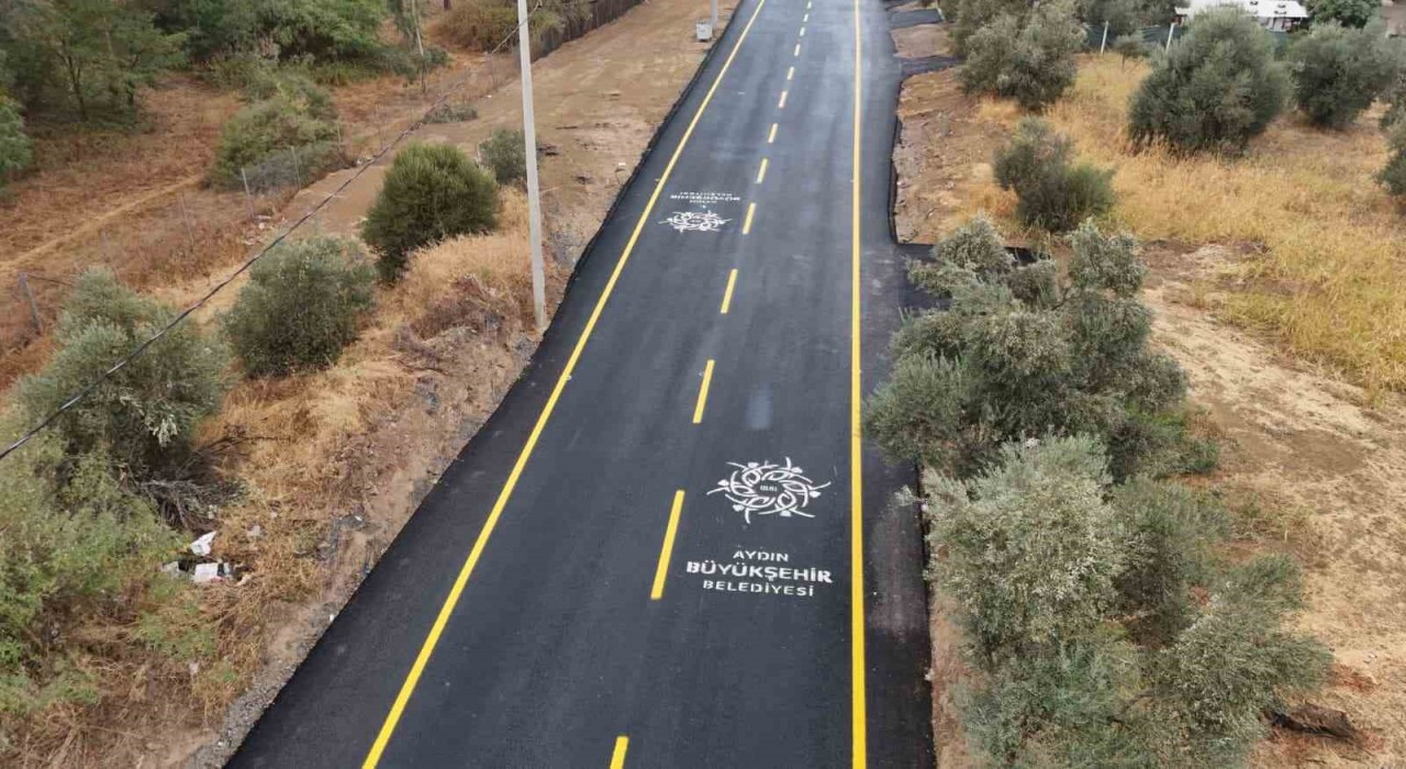 Büyükşehir Aydının yollarını yeniliyor