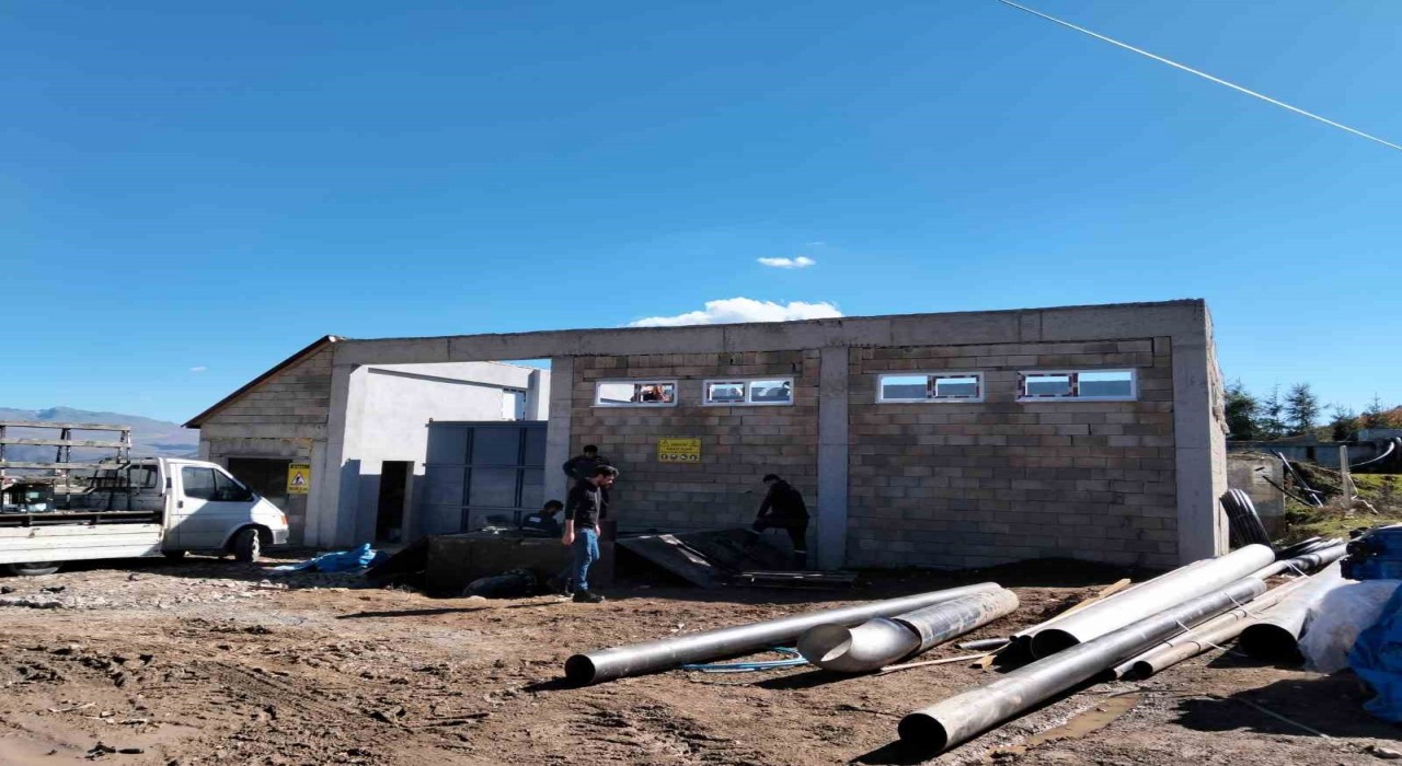 Çambaşı Yaylası İçme Suyu Arıtma Tesisinde çalışmalar sürüyor