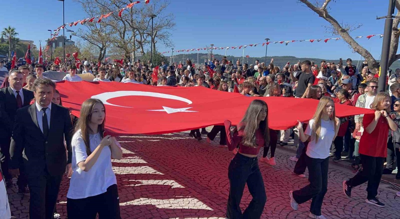 Çanakkalede Cumhuriyet Bayramı coşkusu yaşanıyor