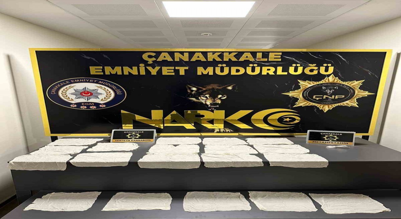 Çanakkalede uyuşturucu operasyonuna 2 tutuklama
