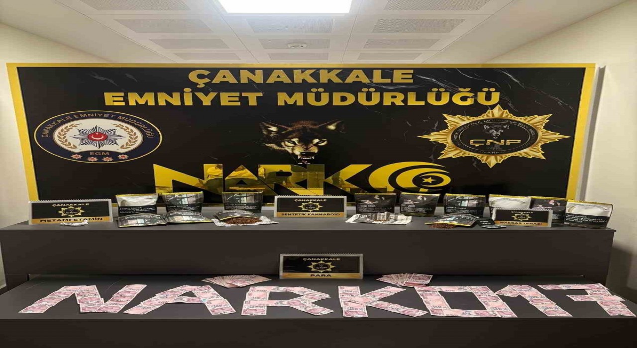 Çanakkalede uyuşturucu operasyonunda 2 tutuklama