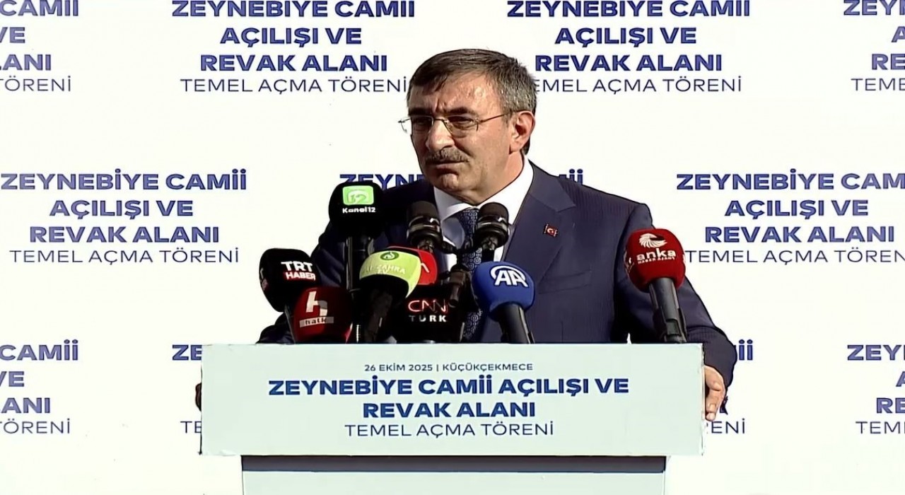 Cevdet Yılmaz, Zeynebiye Camiinin açılışına katıldı: İslam kültür ve medeniyetinde hayat, cami ile başlar ve camilerin çevresinde gelişir