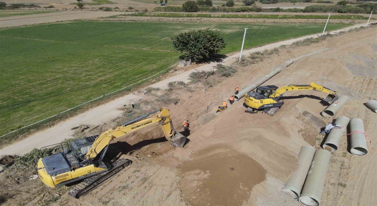 Çinede 38 bin dekar arazi modern sisteme kavuşacak