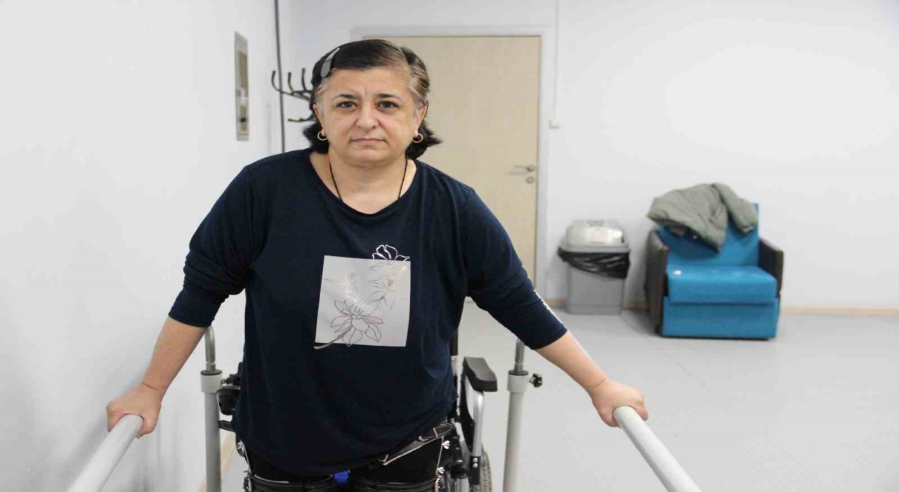 Çorumda 14 yıl önce 3 aylık ömrün kaldı dediler: Şimdi yeniden yürümenin heyecanını yaşıyor