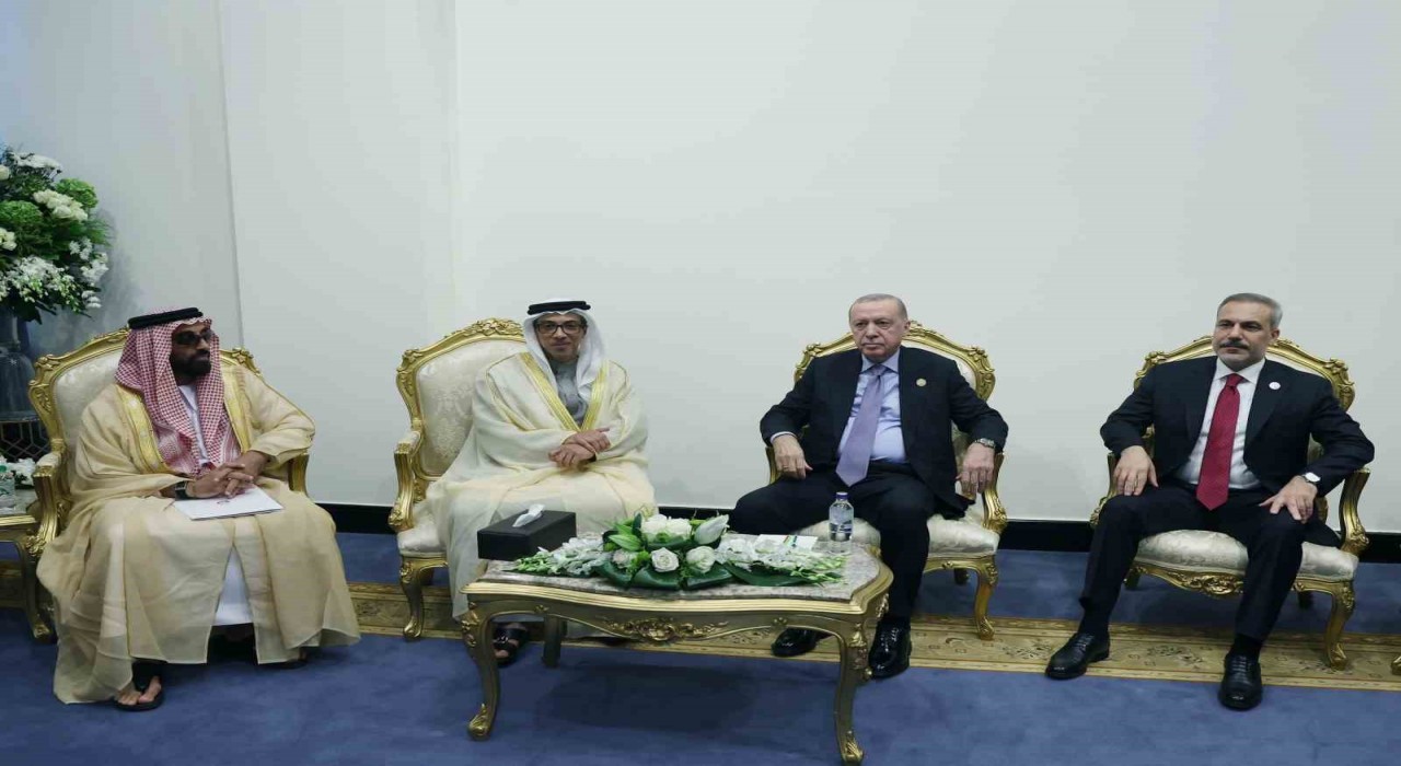 Cumhurbaşkanı Erdoğan, BAE Devlet Başkan Yardımcısı Al Nahyan ile görüştü