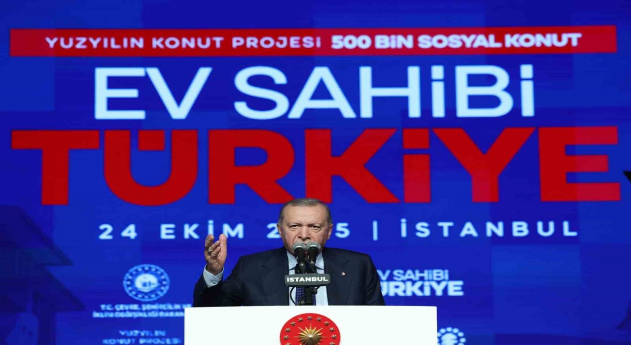 Cumhurbaşkanı Erdoğan Yüzyılın Konut Projesinin detaylarını açıkladı: Önceliğimiz henüz evi olmayan vatandaşlarımız