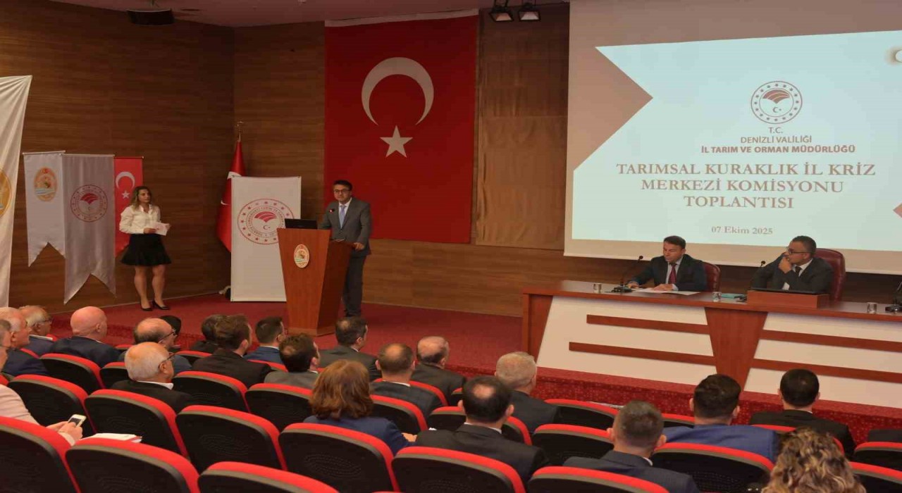 Denizlide kuraklığa karşı alınacak tedbirler masaya yatırıldı