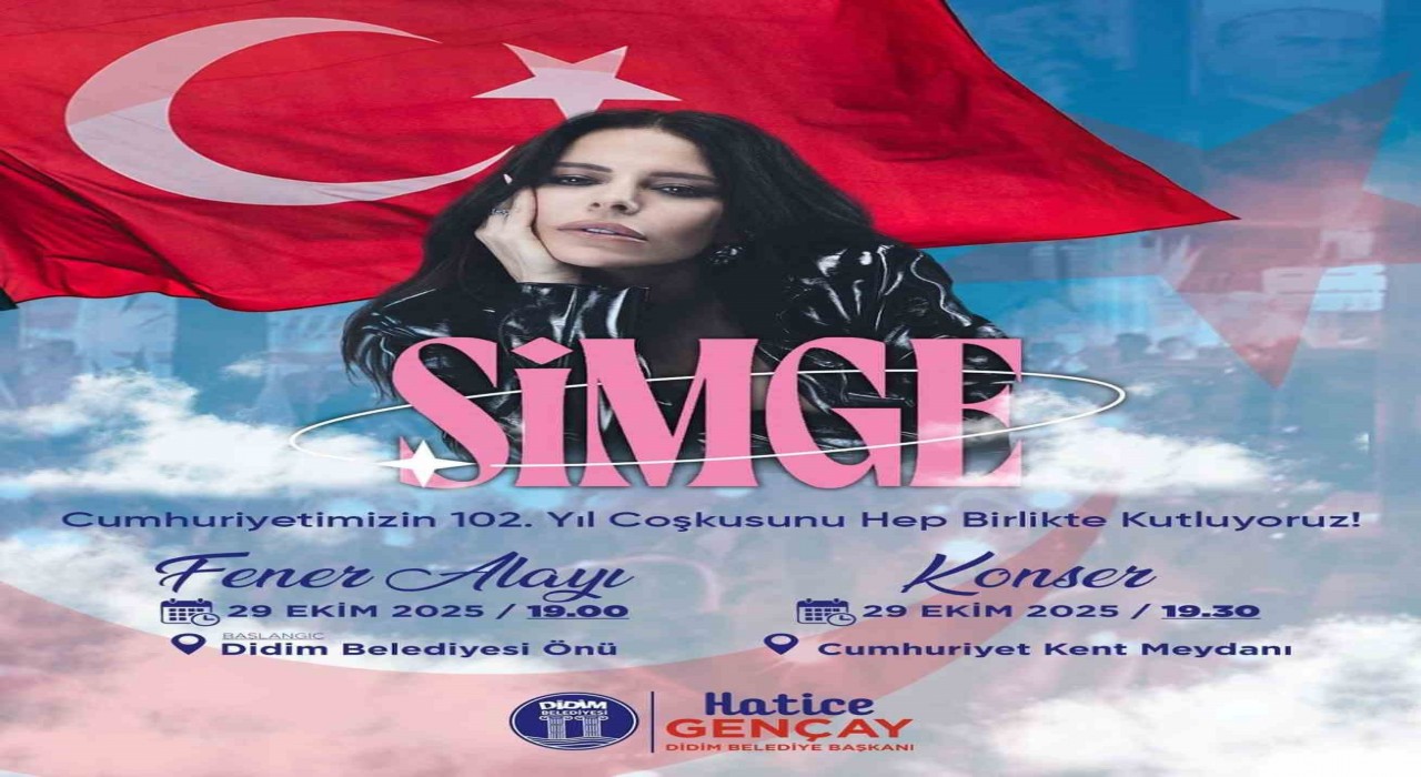 Didimde 29 Ekim Cumhuriyet Bayramı Simge konseri ile kutlanacak