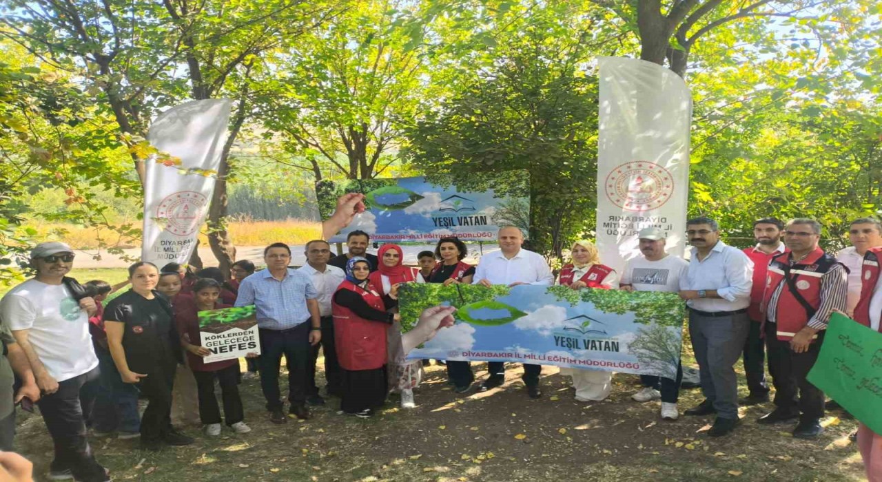 Diyarbakırda yeşil vatan, temiz hava yürüyüşü