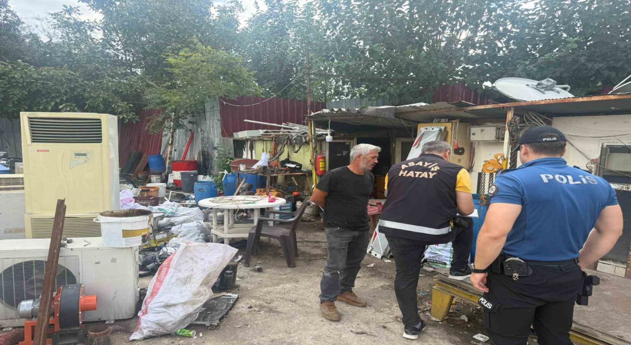 Dörtyolda hurdacılar denetlendi