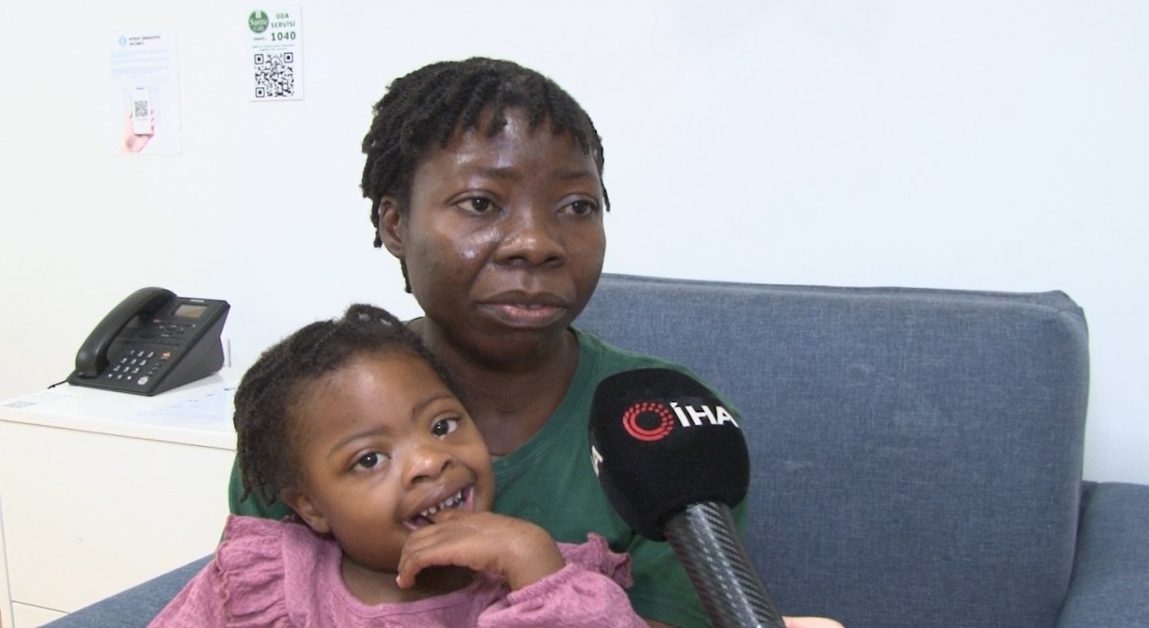 Down sendromlu minik Kutenda, kritik kalp hastalığını Türkiyede atlattı