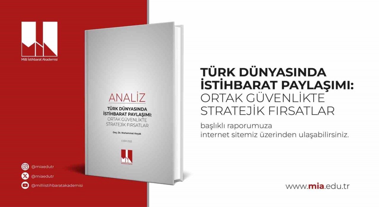 Dr. Muhammet Koçakın Türk Dünyasında İstihbarat Paylaşımı: Ortak Güvenlikte Stratejik Fırsatlar analizi yayımlandı