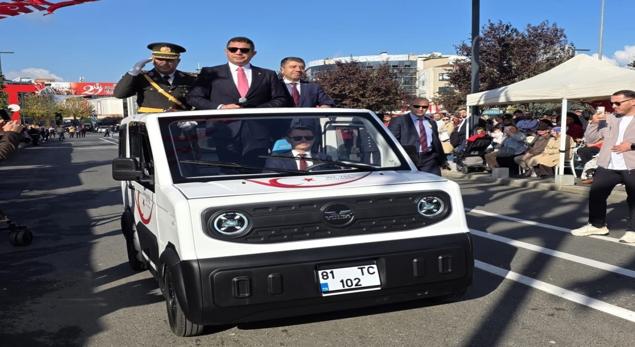 Düzcede Cumhuriyet Bayramı etkinliklerinde bir ilk yaşandı