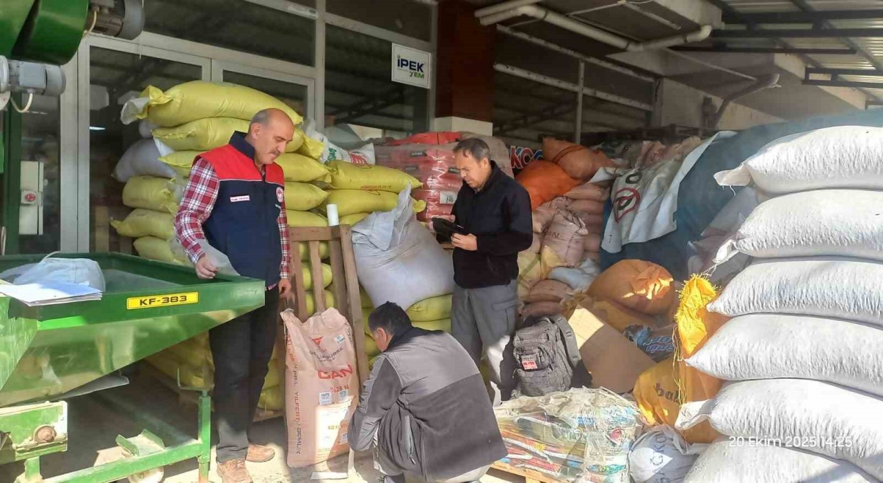 Düzcede gübre denetimi yapıldı